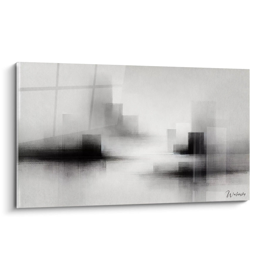 Cuadro Sombras Lejanas - Edición Minimalista Abstracta