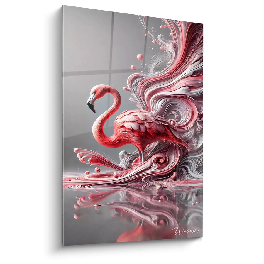 Cuadro Ondas Rosadas - Edición Esencia Salvaje