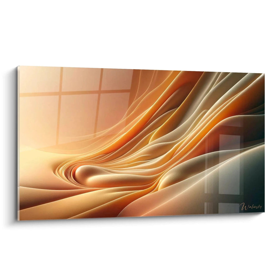 Cuadro Ondulaciones - Edición Pintura Contemporánea Abstracta