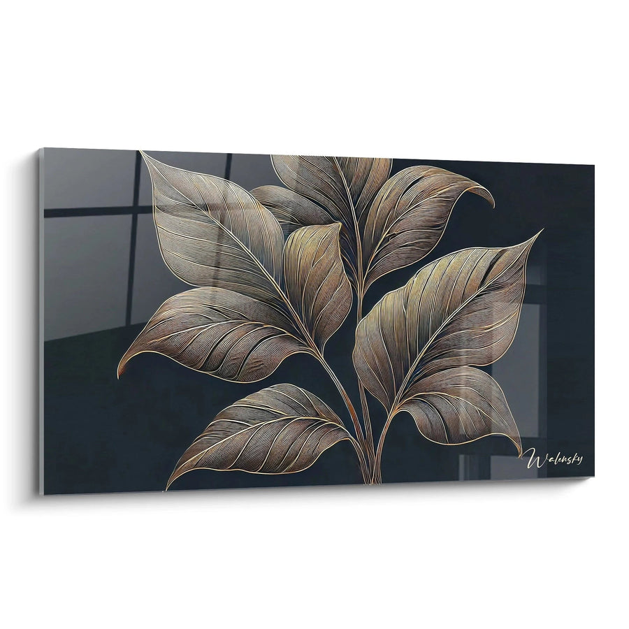 Cuadro Decorativo de Hojas - Edición Naturaleza