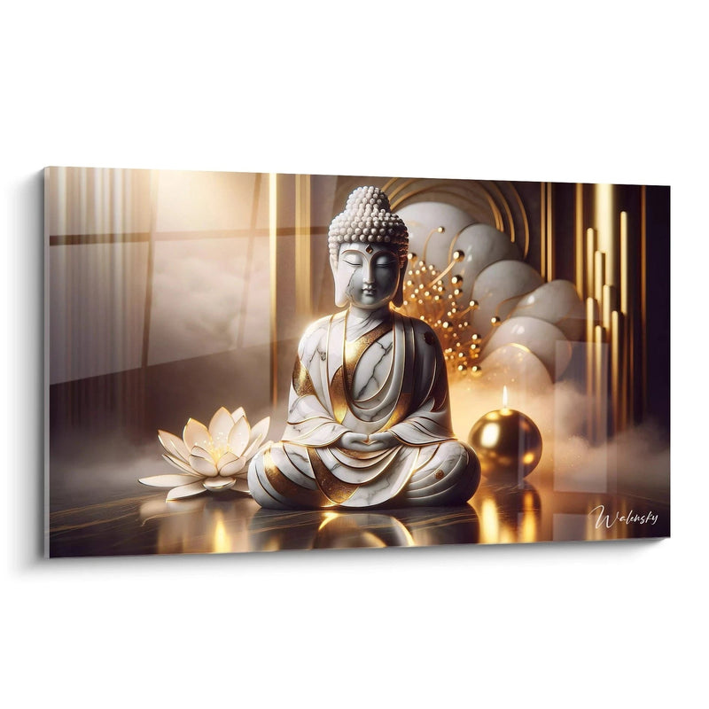 Tableau Paix Marbrée - Édition Zen