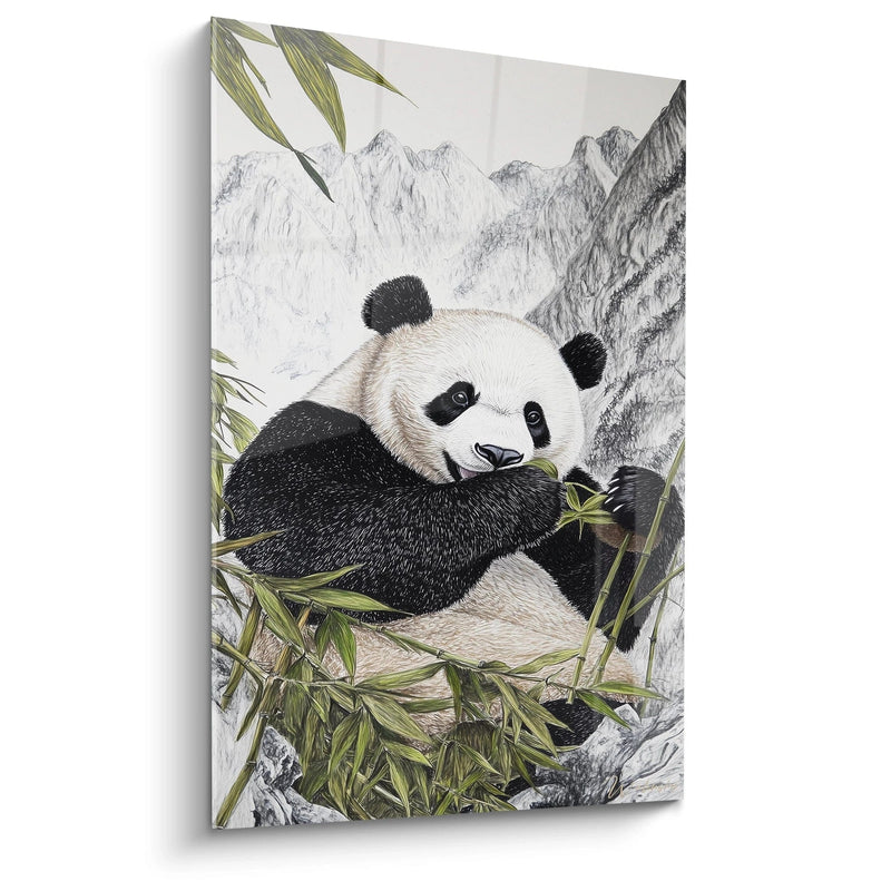Panda Painting Sage of the Heights - panda edition