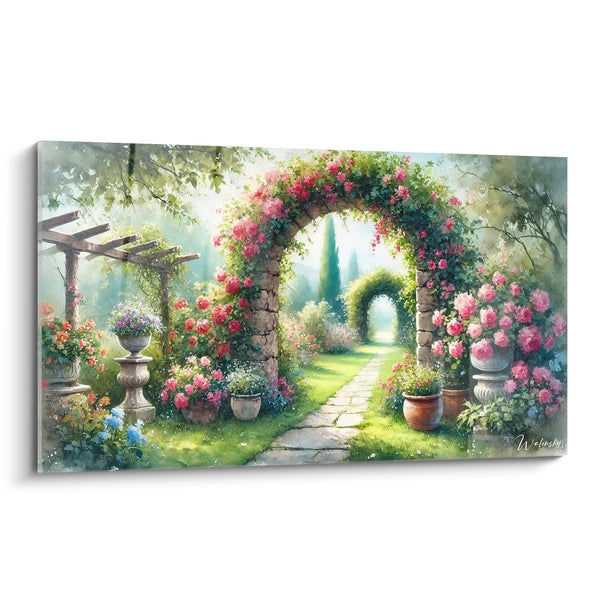 Cuadro Paraíso Floral - Edición Jardín Paisaje