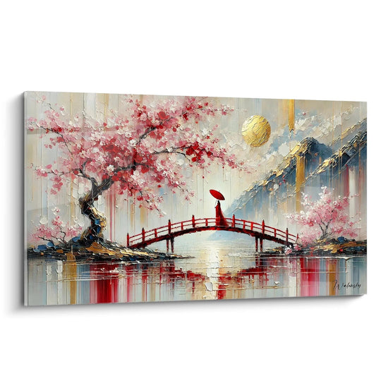 Tableau Passage sous le Sakura - Édition Japonais Asia