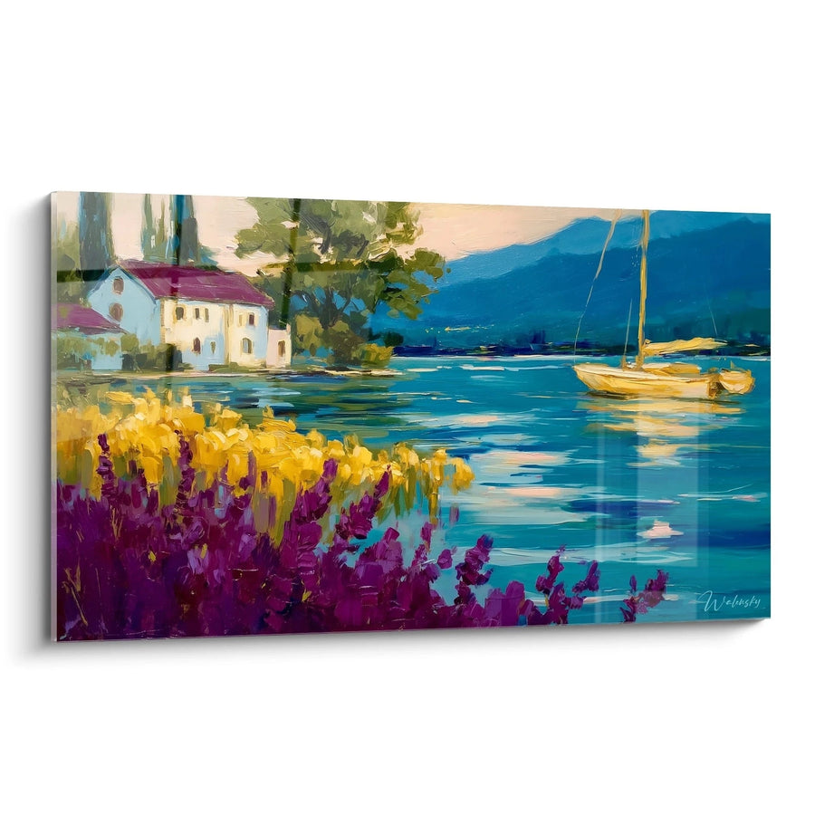 Tableau Paysage côtier Instant fugace - édition impressionnisme