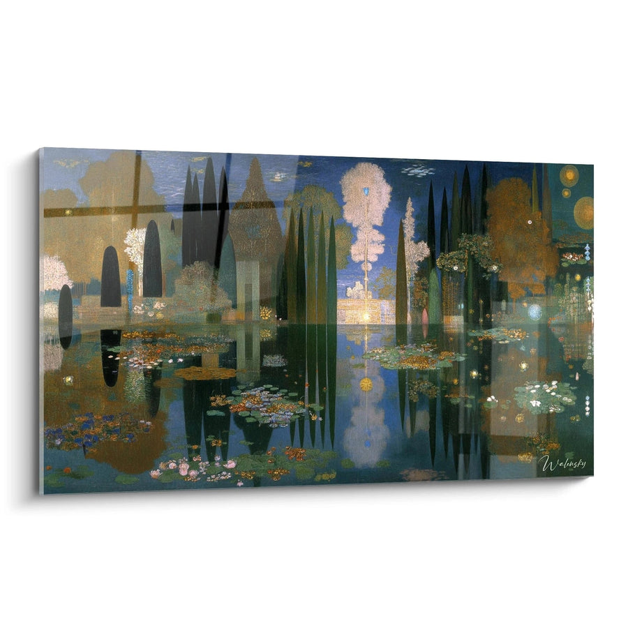 Tableau Paysage Eaux Contemplatives - édition symboliste