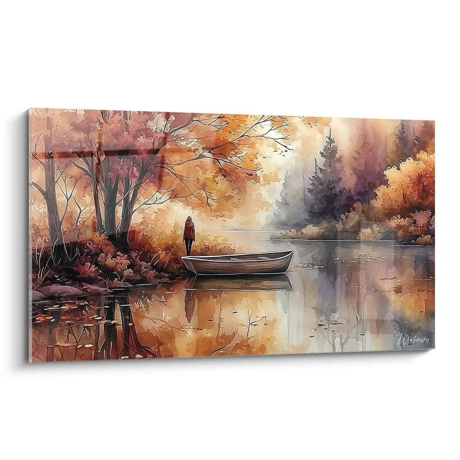 Tableau Paysage Eaux Tranquilles - édition automne