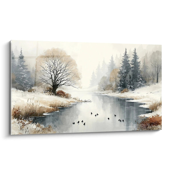 Tableau Paesaggio Invernale Silenzioso Mutevole - edizione invernale