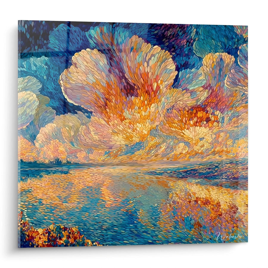 Tableau Paysage Marin Émotion Impressionniste - édition pointillisme