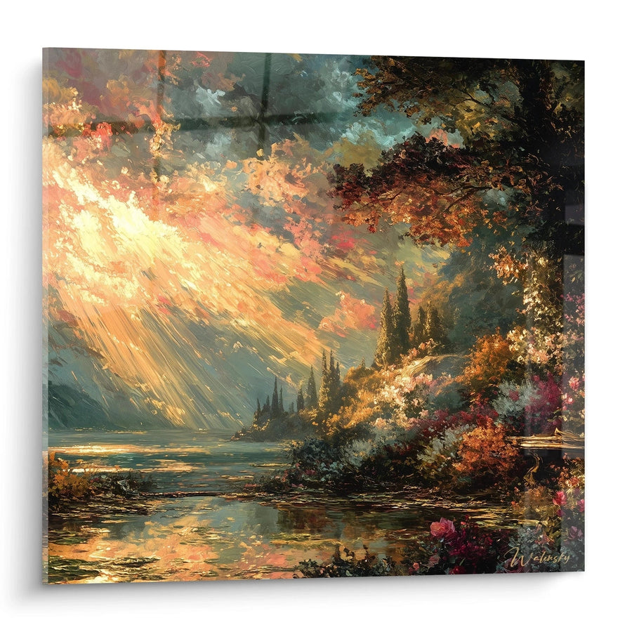 Tableau Paysage Rayons Divins - édition Gothique