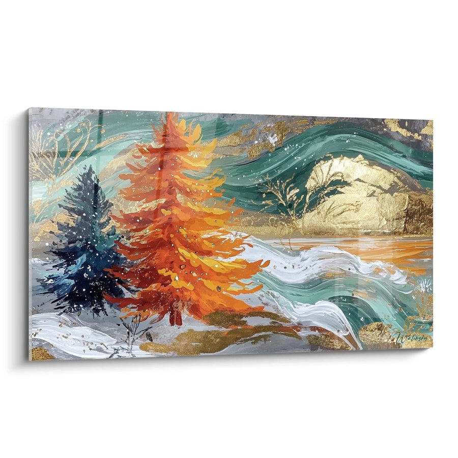 Obraz Krajobraz Zimowy Oddech Świętego Mikołaja - edycja Noel