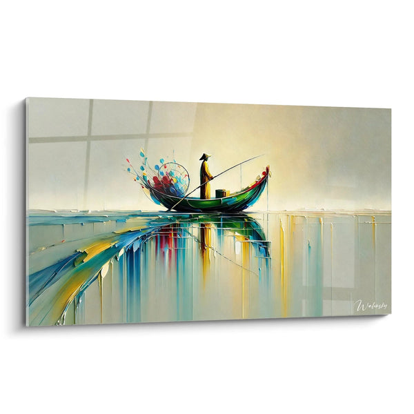 Cuadro Pescador de Colores - Edición Paisaje Marino