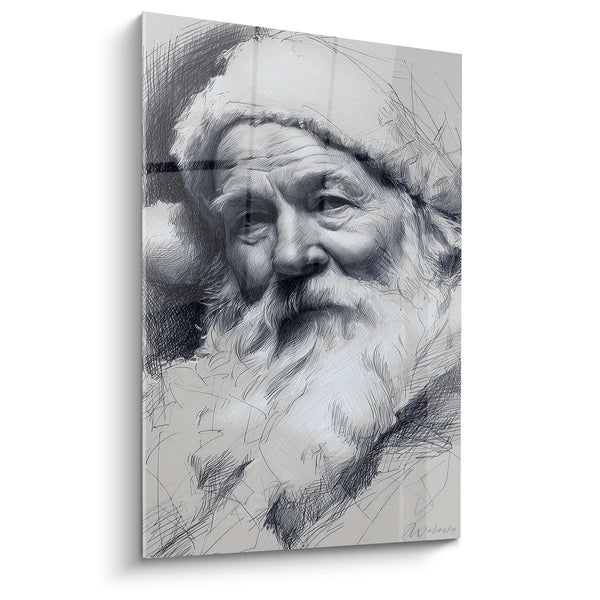 Weihnachtsmann Wandbild Der Vertraute Reiner Herzen - Weihnachtsausgabe