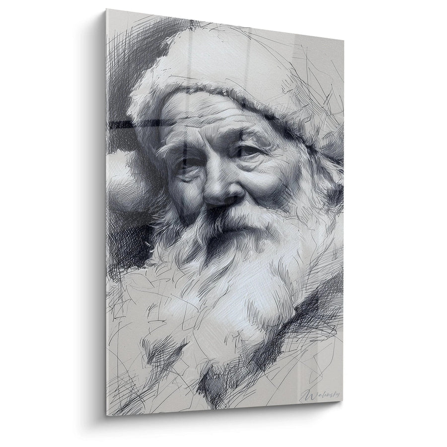 Tableau Père-Noël Confident des Cœurs Purs - édition Noel