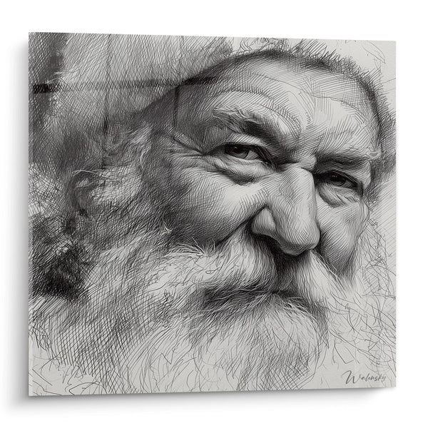 Cuadro del Padre Noel Encantador de la Noche Santa - edición Navidad