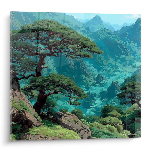 Tableau Pin des Montagnes - Sérénité Himalayenne - édition Forêt