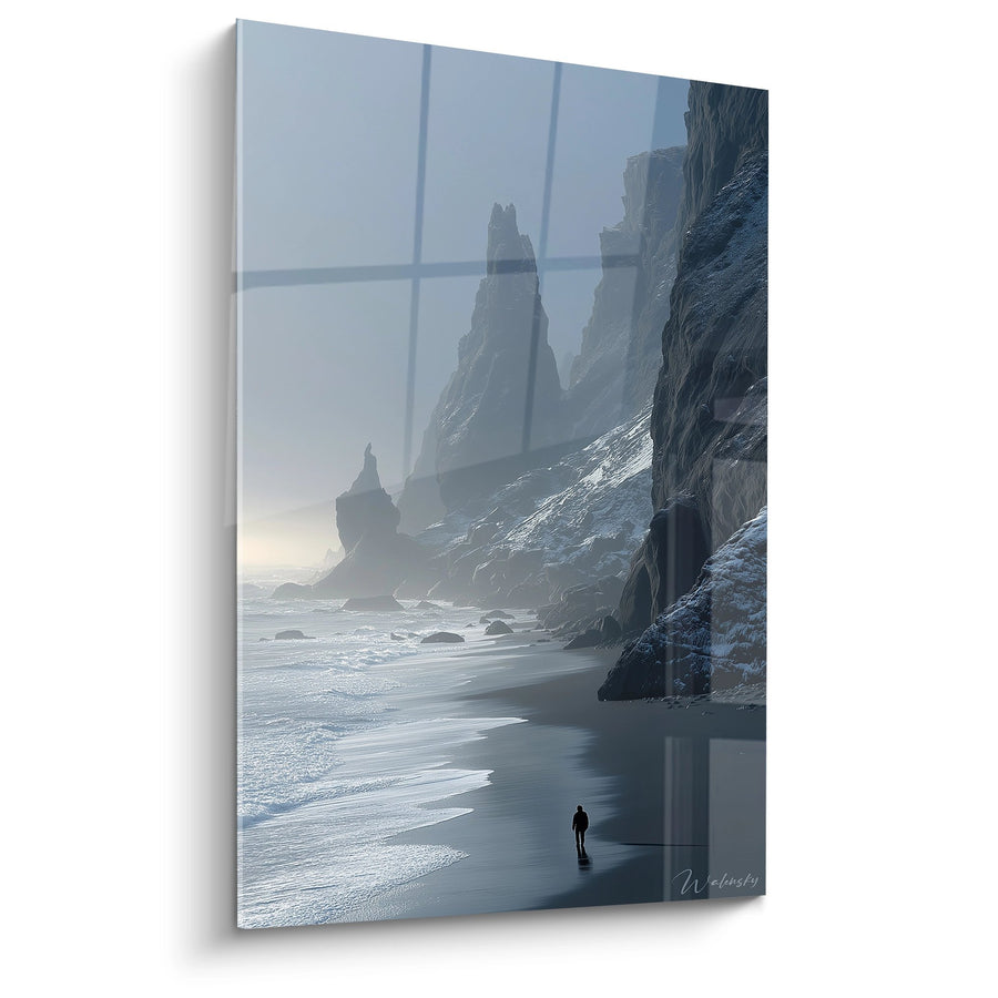 Tableau Plage Côte Sauvage - Solitude Majestueuse - édition Plage