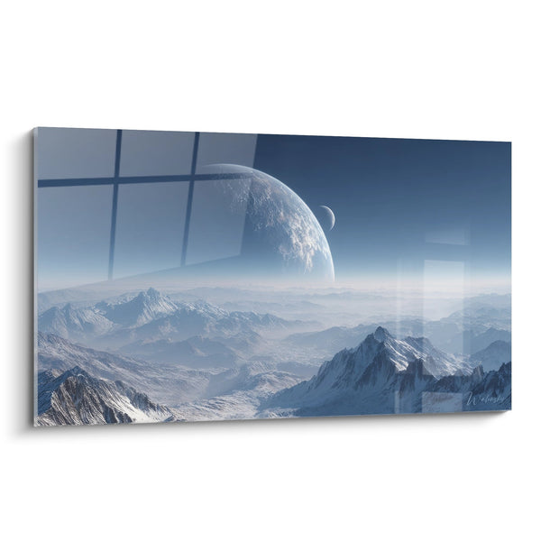 Cuadro planeta extraterrestre - Horizonte cósmico - edición Divers espacio