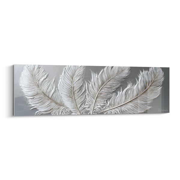 Tabel met witte zilveren veerverlichting - Natuurlijke elegantie - Feng Shui West Metal Editie