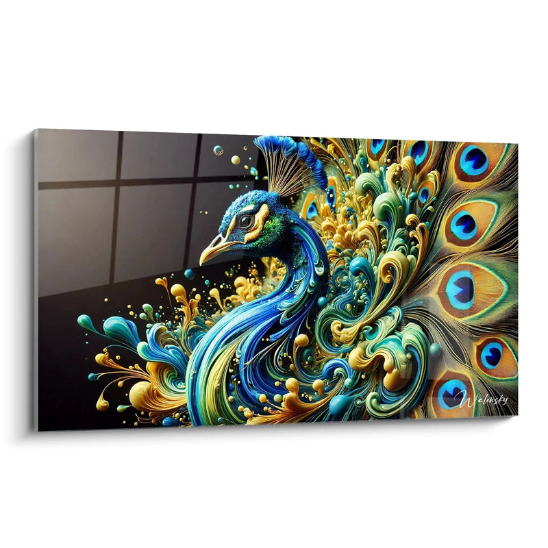 Gemälde Aquarellfedern - Ausgabe Wilde Essenz