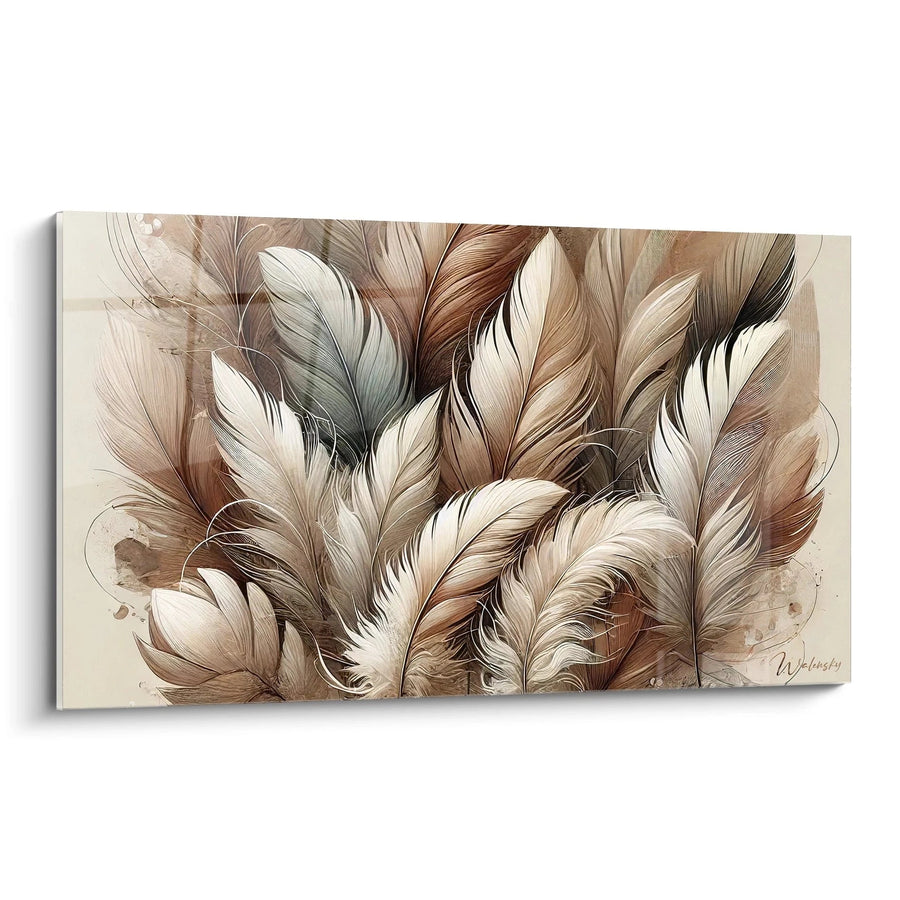 Poetry of Feathers Wall Art - Feather Nature Edition