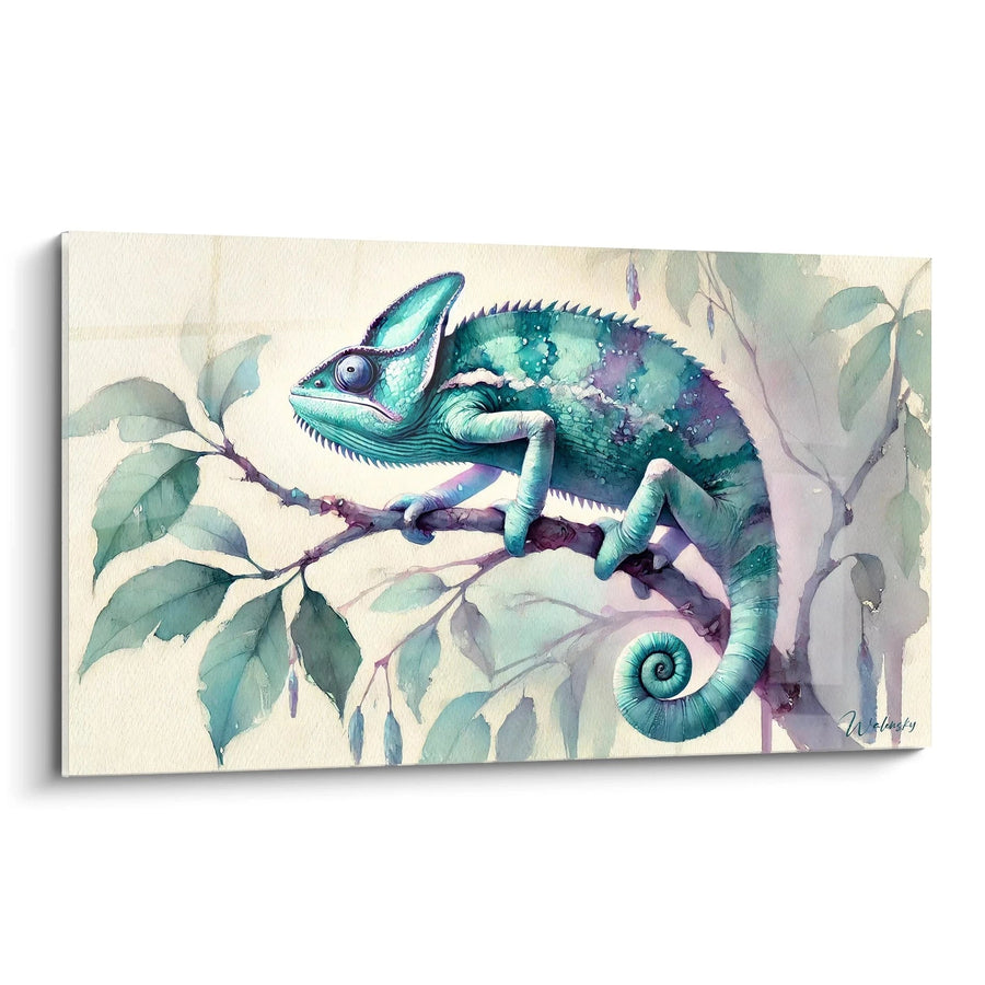 Cuadro Poesía en Equilibrio - Edición Camaleón Animales