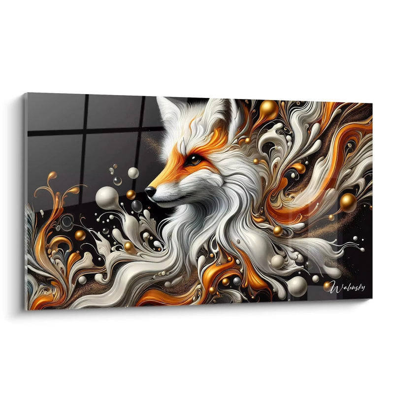 Gemälde Rote Poesie - Ausgabe Wilde Essenz