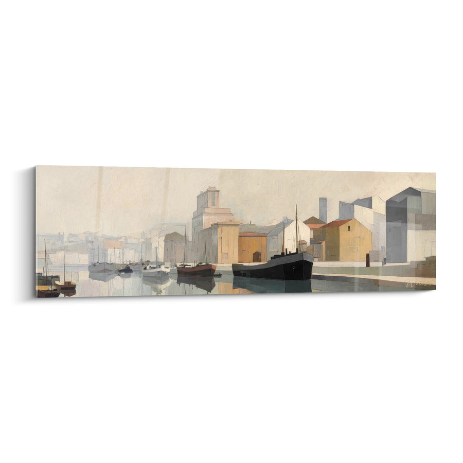 Tableau port industriel méditerranéen - Escale Moderne - édition port