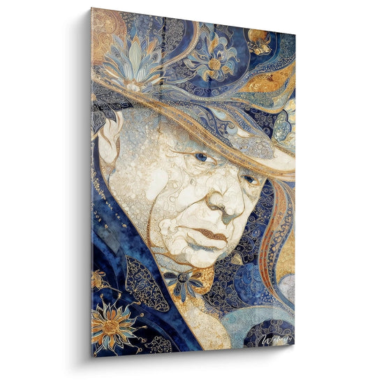 Cuadro Retrato Alma Ornamentada - edición Winston Churchill