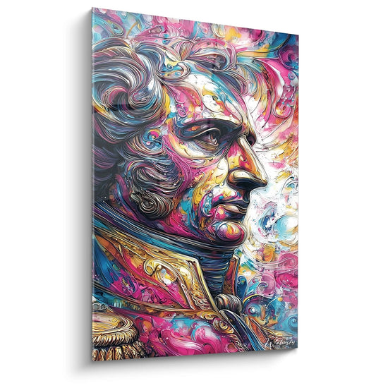 Tableau Portrait Âme Tourbillonnante - édition Louis XVI