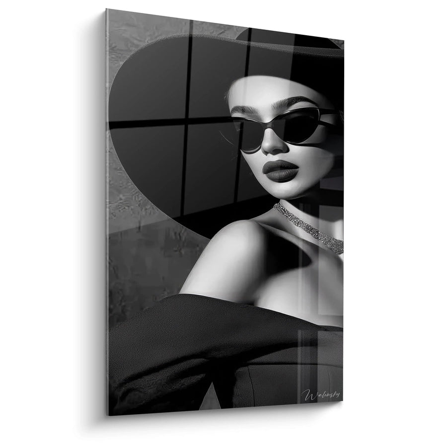 Chique Portrettabel - De kunst van elegantie - zwart-wit mode-editie