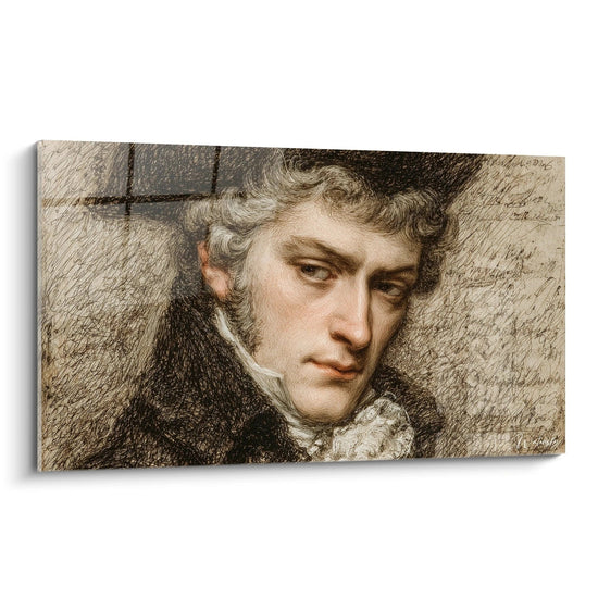 Tableau Portrait Esquisse Vivante - édition Louis XVI