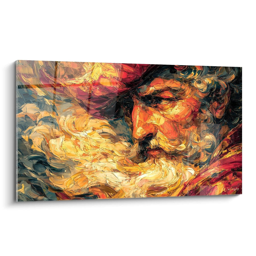 Tableau Portrait Feu Créateur - édition Christophe Colomb