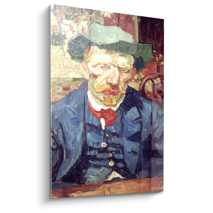 Tableau portrait touches expressives - édition post impressionnisme