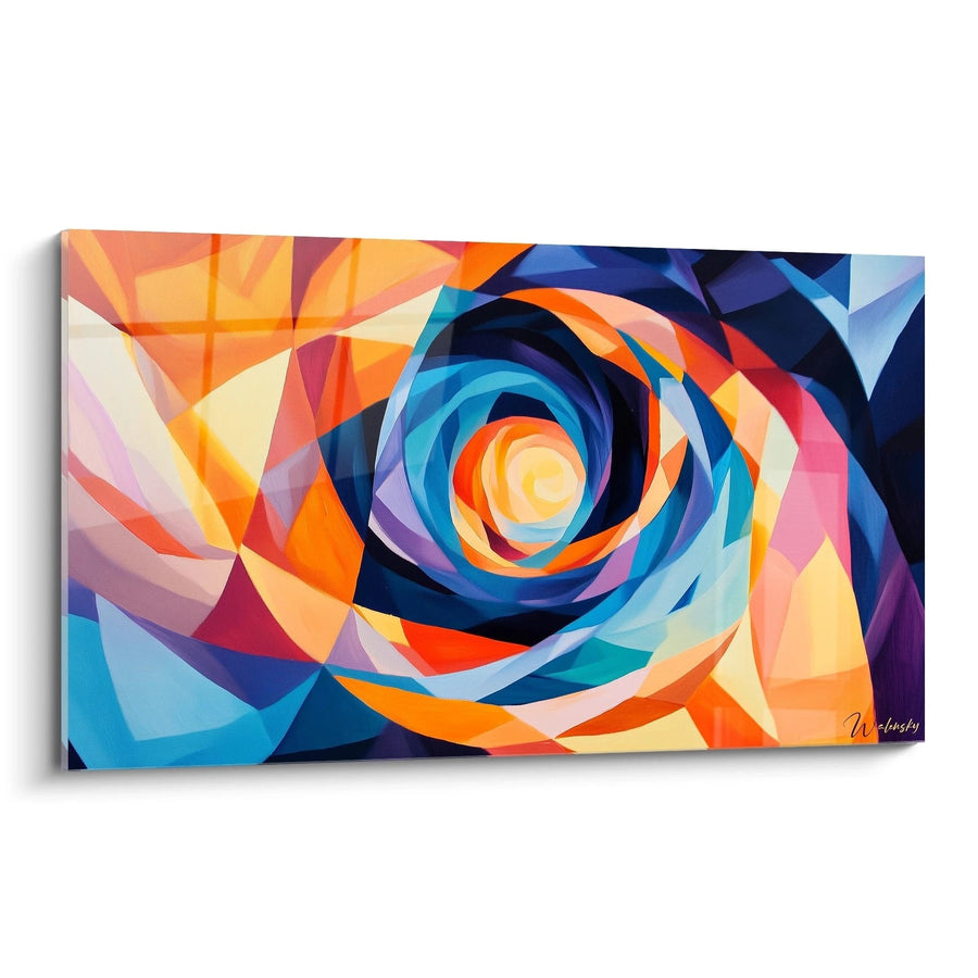 Tableau Prisme Orbital - edition spirale abstrait