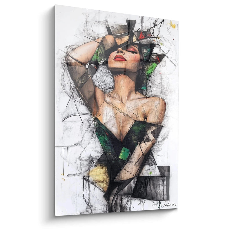 Quadro prisma sensuale - Edizione sensuale astratta