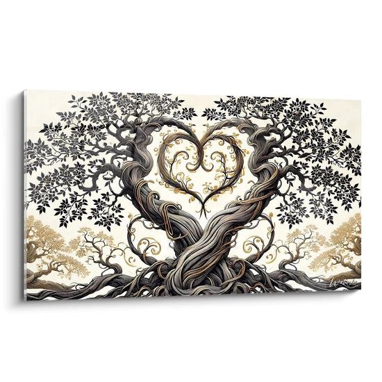 Cuadro Raíces del Corazón - Edición Corazón Amor