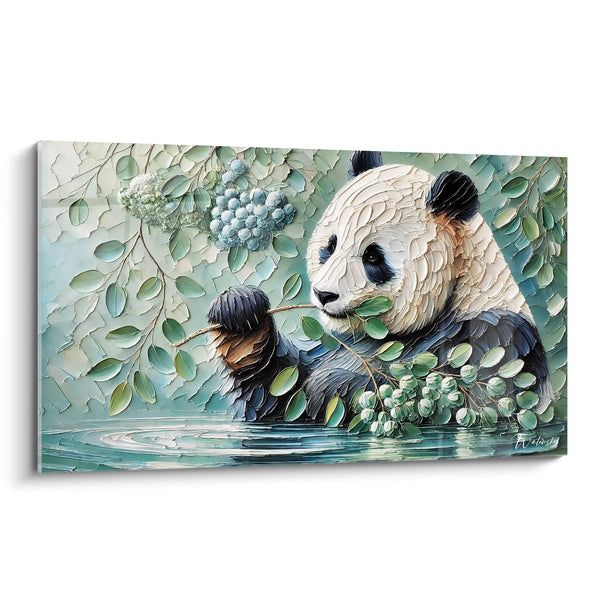 Giant Panda Serenity Reflection Artwork - Giant Panda Animals Edition