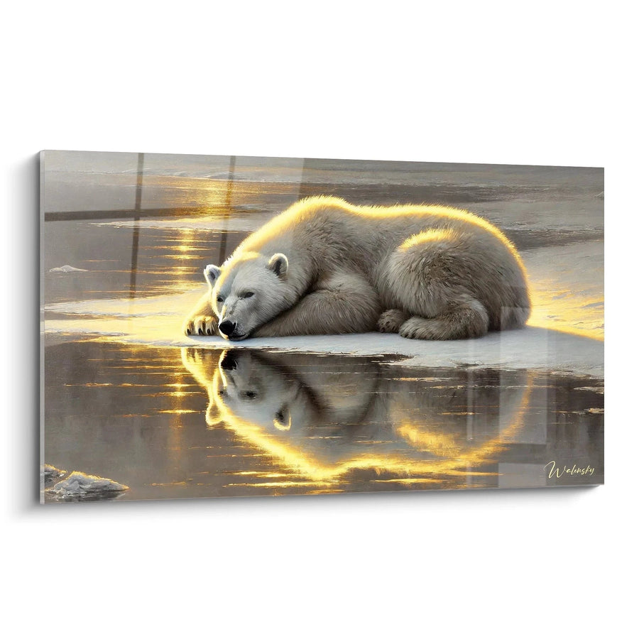Cuadro Reflejo Polar - Edición Oso Polar Animales
