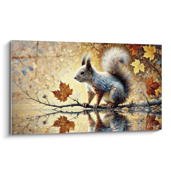 Cuadro Reflejos de Otoño - Edición Ardilla Animales