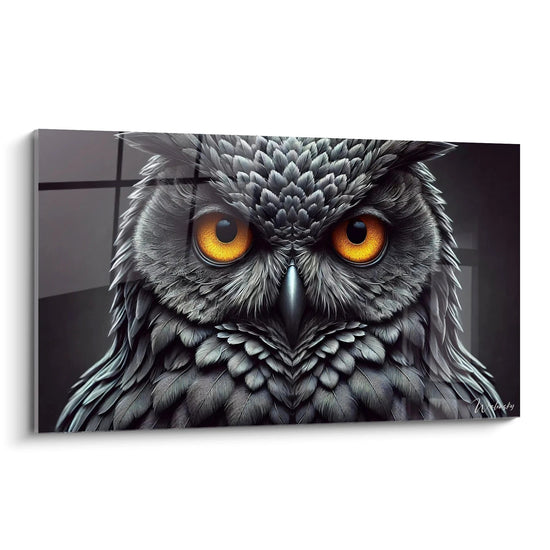 Cuadro Mirada de Sabiduría - Edición Búho Animales
