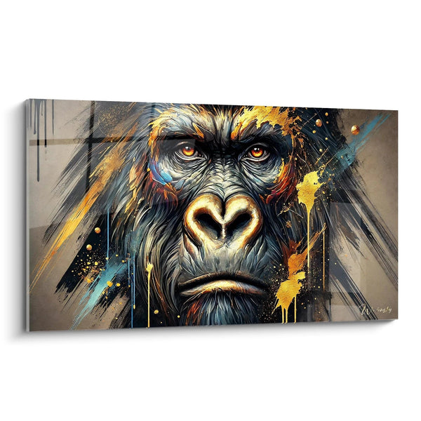 Gorilla Gaze Canvas - Gorilla Animals Edition