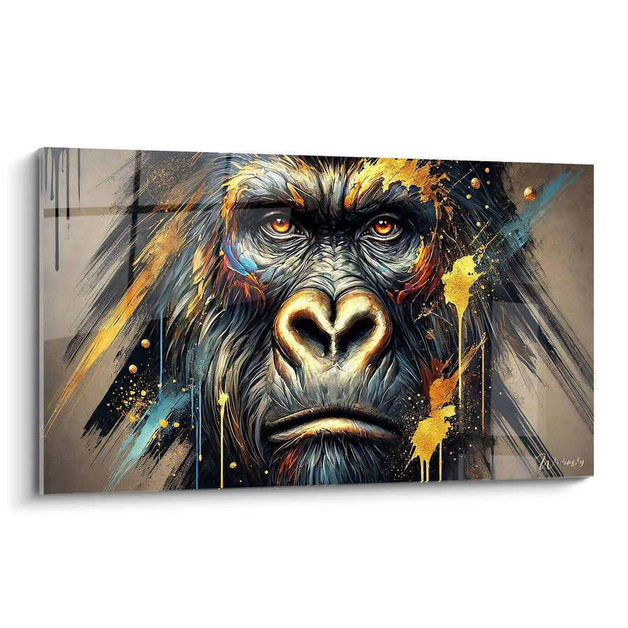 Cuadro Mirada del Gorila - Edición Gorila Animales