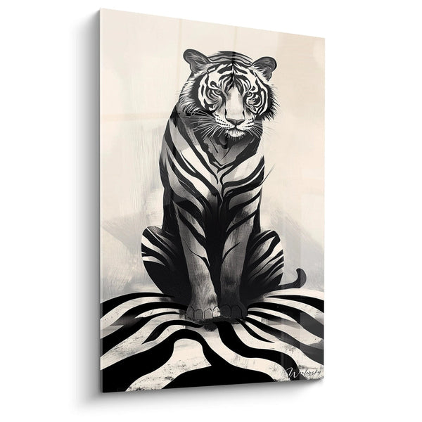 Cuadro Mirada Tribal -Edición Blanco y Negro