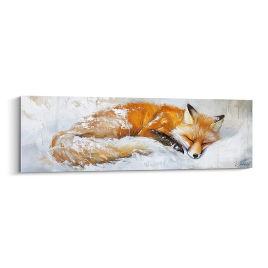 Fox Painting Winter Peace - Fox Edition
