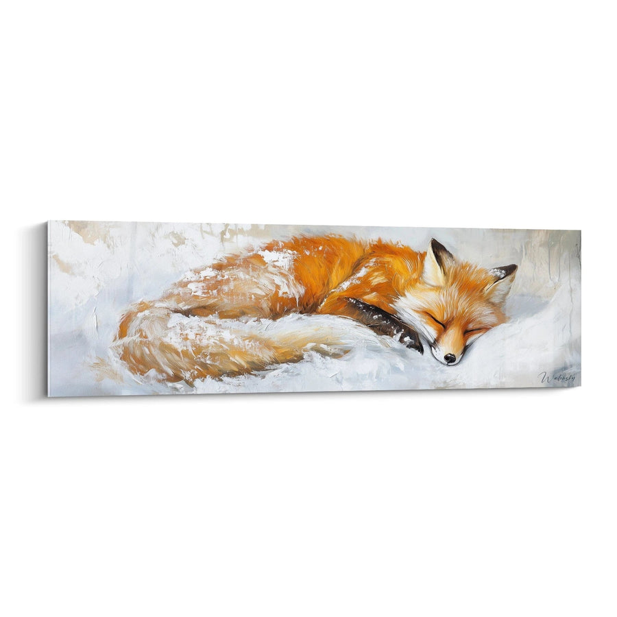 Tableau Renard Paix hivernale - édition renard