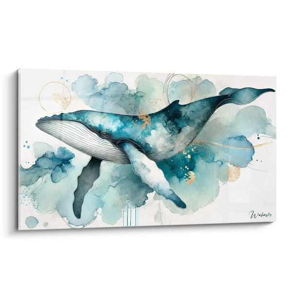 Cuadro Sueño Oceánico - Edición Ballena Animales