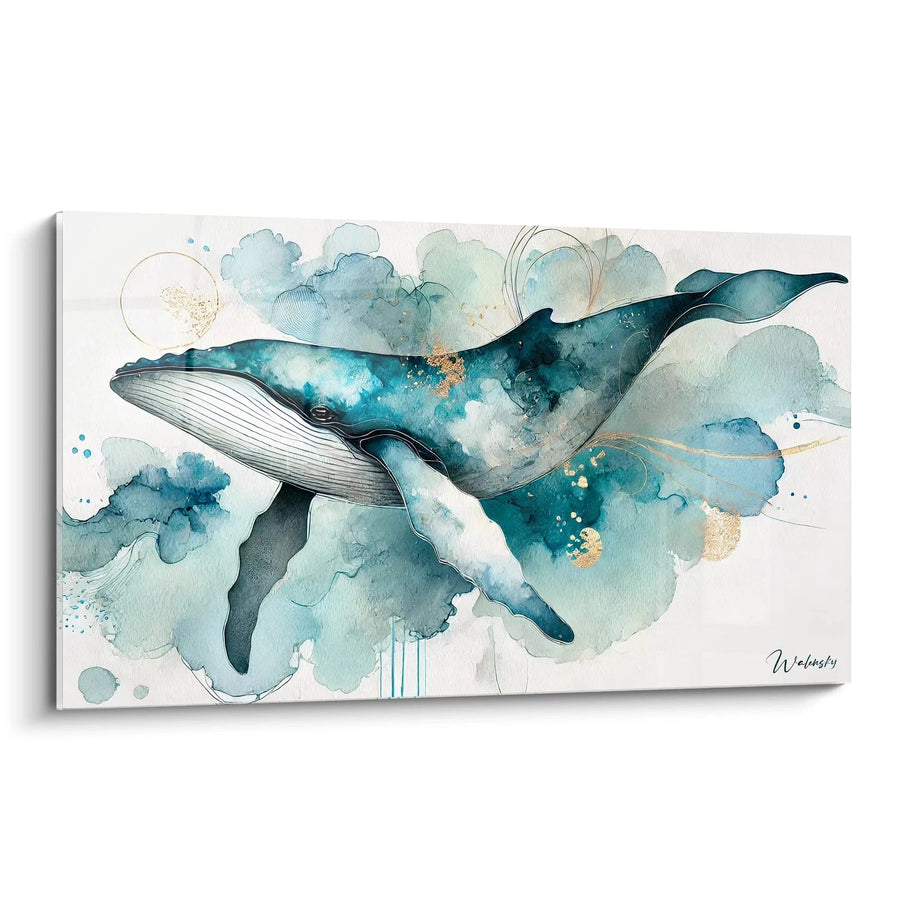 Cuadro Sueño Oceánico - Edición Ballena Animales