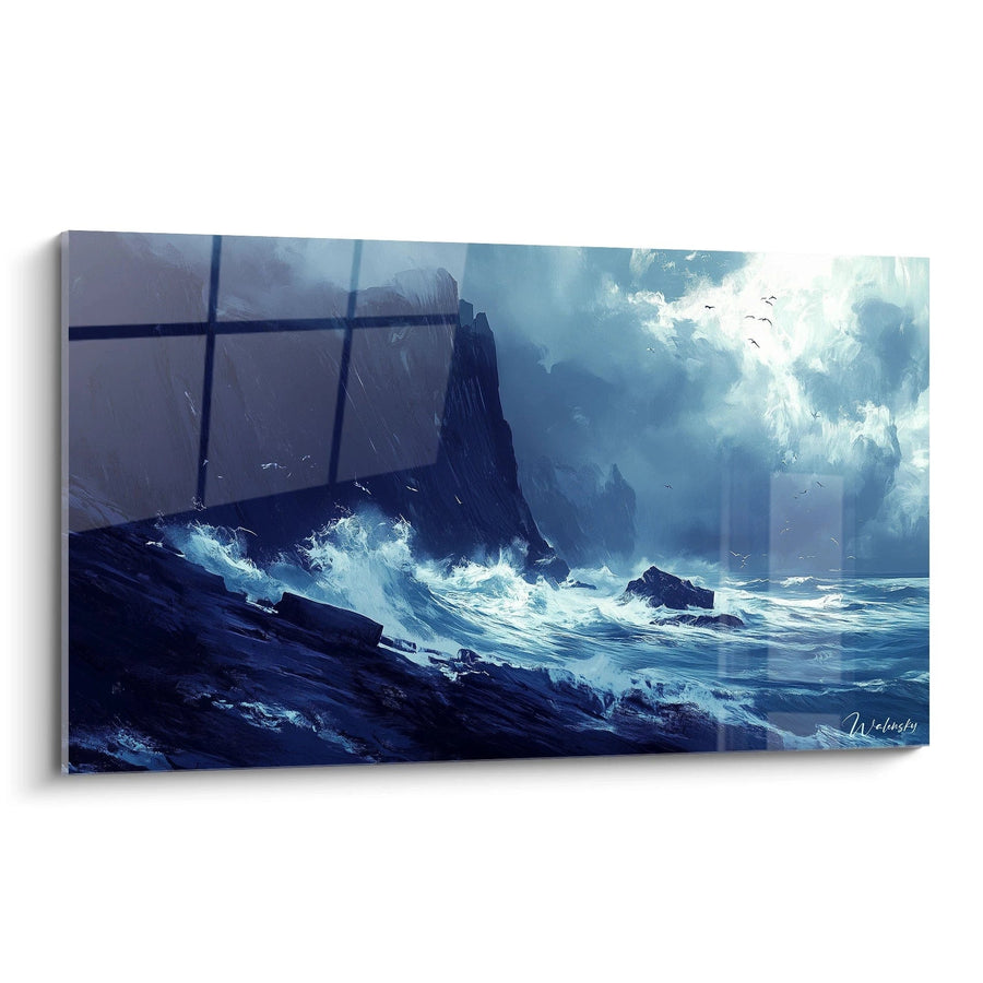Tableau Rochers Battus - édition mer