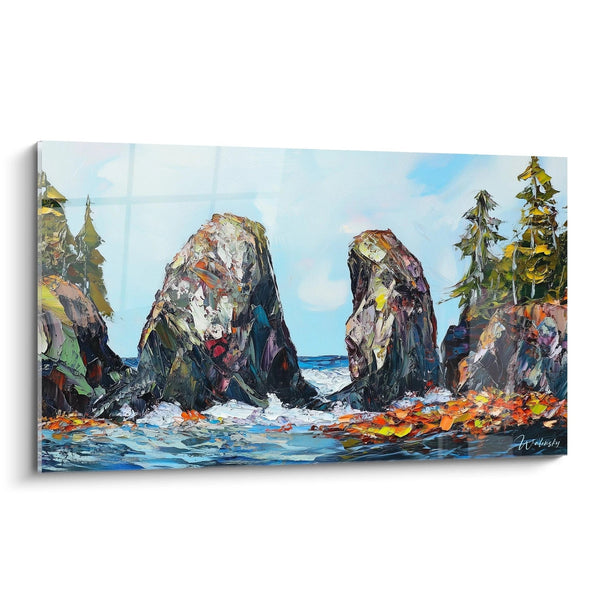 Marine Rocks Artwork - landscape edition